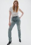Curvy Fit Slim High Jeans - Blue