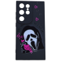 Scream Ghost Face Design Phone Case For Samsung Galaxy S24 Ultra - Black