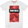 Fortnite - Red Camo - Teen T-Shirt - White 9-10 Years