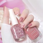 10ML Nail Polish - Quick Drying Nail Polish Non Toxic Nail Polish Pinkish Black White Red Nail Polish Glossy And Trendy Nail Pol