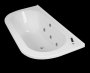 Bath Spa Oval Paris White Ultima+ Acrylic Built-in 178X85CM