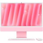 Apple 24-INCH Imac With Retina 4.5K Display: M4 Chip With 10CORE Cpu And 10CORE Gpu 16GB 256GB SSD - Pink Model A3137