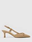Camille 2 Slingback Mid Heel - 40 Nude