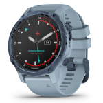 Garmin Descent MK2S Mineral Blue With Sea Foam Silicone Band