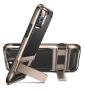 Apple Iphone 12 Pro Premium Slim Metal Kickstand Case Gold/black