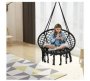 Hanging Chair Macrame Hammock Pack Of 2 Cotton Hammock Black Pack Of 2 Pre-assembled