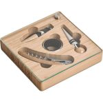 Okiyo Budonoki Bamboo Wine Accessories Set