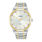 LORUS Two-tone Stainless Steel White Dial Men's Watch RRX26JX9
