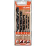 Alpen Wood Drill Bit Set 5PC 4 5 6 8 & 10MM