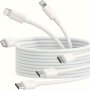 Quick Charge Usb-c To Lightning Cable 1PC/3PCS - Mfi Certified For Iphone 14/13/12/11/XS/8 & More