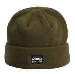 Jeep Polar Fleece Mens Beanie Green