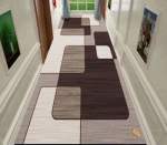 Smte 80CM By 200CM Modern 3D Geometric Design Area Rug A52 With Keychain