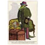 Sir Christopher Crocodile Art Print