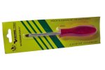 Viking Screwdriver Red Handle Flat 75MM