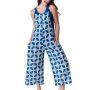 - Ladies - Geo Jumpsuit - Ivory