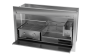 Combo Braai Wood & Gas Stainless Steel 5 Sizes - 1400MM Combo Insert Braai / Full 304 Stainless Steel