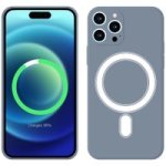 Magsafe Wireless Charging Compatible Silicone Pouch Cover IPHONE14 - Grey