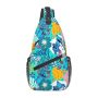 Sling Bag Stitch Crossbody Sling Backpack Travel Hiking Chest Bag Daypack For Purses Shoulder Bag Women Men's