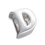A3 - 925 Sterling Silver Letters Or Initials European Charm Beads From A-z - D