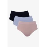 3 Pack Seamfree Briefs Black Grey And Natural