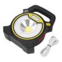 USB Rechargeable Cob LED Portable Flood Light Outdoor Garden Work Lamp Yell
