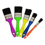 Academy Rainbow Paint Brush Set – 5 Piece
