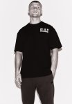Drymove Loose Fit Sports T-Shirt With Cotton Feel - Black Training