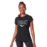 Everlast Ladies Capped Sleeve T-Shirt - Black - L
