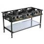 Boiling Table Gas - Commercial - 6 Burner Staggered - BTG3006