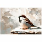 Bolster Cushion Sparrow And Succulent