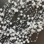 Elegant 10PCS Floating Candle Pearl String Set - 140.0CM Pearl Vase Filler For Wedding Decor Available In White & Beige