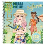 Top Model Dress Me Up Sticker Book Safari With 24 Pages