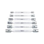: 6PC Double Flex Socket Wrench Set - T40940