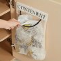 1PC Plastic Bag Holder Wall-mounted Magic Sticker Elastic Storage Net Bag Rack Reusable Clothespin Bag Storage Rack Wall Hanging Storage Organizer For Various Plastic