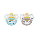 Nuk Happy Kids Latex Soother 0-6 Months Boy 2 BOX