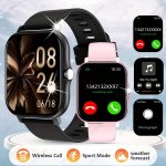 4.65CM Full Touch Screen Sports Smartwatch For Men And Women Alloy Body With Tpu Strap Tft Display Non-waterproof USB Charging W