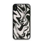 Custom Printed Tpu Cases - Apple Iphone XS Max & 39 Black Swirl& 39 By