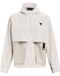 Women's Project Rock Woven Jacket - Onyx WHITE-112 LG