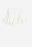 Broderie Anglaise Paper Bag Skirt - White