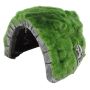 Pet Reptile Rocky Moss Covered Cave Home For Habitat Decor 15CM