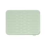 Brabantia Silicone Dish Drying Mat - Jade Green Dark Grey Light Grey - Light Grey