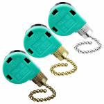 Topbuti 3 Pack Ceiling Fan Switch 3 Speed 4 Wire Zing Ear ZE-268S6 Fan Pull Chain Switch Replacement Speed Control Switch For Ce