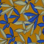 Bulgari Leaves On Mustard 150CM 13