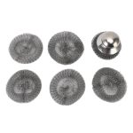 Stainless Steel Scrubber With Handle 5 Replacement Metal Dish Scrubber Pan Cleaner Steel Wool Pads For Pans Pots Stoves Grills S