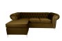 Odel Chesterfield 3 Seater Couch - Brown