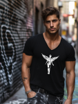 Winged Tee - Urban Series - Black - Small