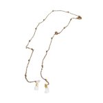 Glasses Chain - Gold Beads And Chain