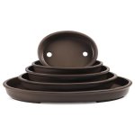 Japanese Unglazed Oval Container - 631 X 450 X 63