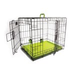 M-PETS Coloured Wire Crate - Small Green