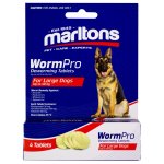 Marltons Wormpro Large Dogs 31-40KG 4 Tabs